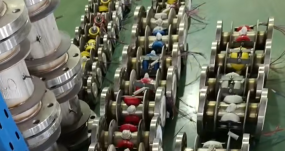 电磁流量计批量制作中